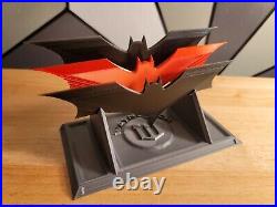 Large Batarang set with Wayne Tech Display Stand Batman The Dark Knight Rises