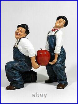 Laurel and Hardy Statue Pair