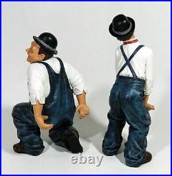 Laurel and Hardy Statue Pair