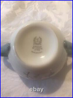 Lenox Kingsley Sugar Bowl With Lid and Creamer, Rare Find. Unused X-445