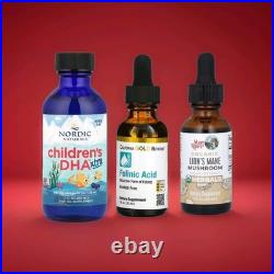 Leucovorin Folinic Acid lion's mane omega3 Speech Delay ultimate bundle