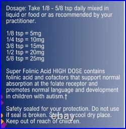 Leucovorin High Strength Spectrum Awakening Super Folinic Acid High Dose Powder