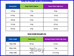 Leucovorin High Strength Spectrum Awakening Super Folinic Acid High Dose Powder