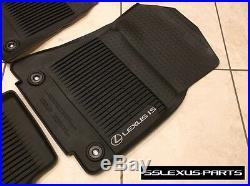 Lexus IS200T IS350 (RWD) (16-18) OEM ALL WEATHER FLOOR LINER MATS 4pc (Black)