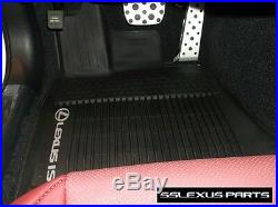 Lexus IS200T IS350 (RWD) (16-18) OEM ALL WEATHER FLOOR LINER MATS 4pc (Black)