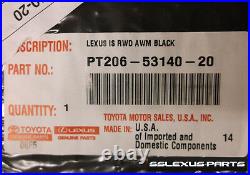 Lexus IS250 IS350 IS200T (RWD)(2014-2018) 4pc OEM Genuine ALL WEATHER FLOOR MATS