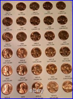 Lincoln Cent Set 1941 2025 All Red MS BEAUTIFUL SET. Highest Quality Around