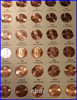 Lincoln Cent Set 1941 2025 All Red MS BEAUTIFUL SET. Highest Quality Around