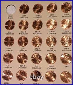 Lincoln Cent Set 1941 2025 All Red MS BEAUTIFUL SET. Highest Quality Around