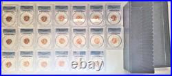 Lincoln Memorial Cents 20-Coin Set PCGS Certified All 1970-S