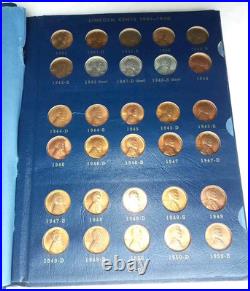 Lincoln cent Album 1941-1958, All BU, all Lustrous