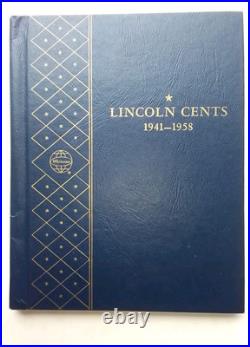 Lincoln cent Album 1941-1958, All BU, all Lustrous