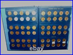 Lincoln cent Album 1941-1958, All BU, all Lustrous