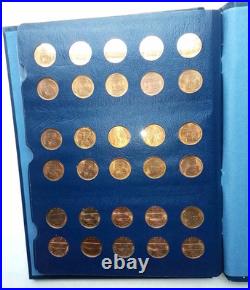 Lincoln cent Album 1941-1958, All BU, all Lustrous