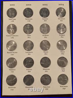 Littleton Fifty State Commemorative Quarters 1999 2008 COMPLETE States