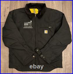 Lockheed Martin ICBM Black Carhartt Duck Detroit Jacket (ALL SIZES AVAILABLE?)