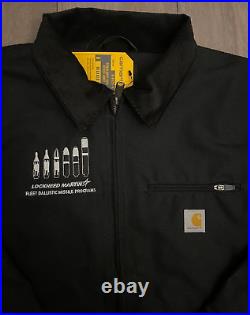 Lockheed Martin ICBM Black Carhartt Duck Detroit Jacket (ALL SIZES AVAILABLE?)