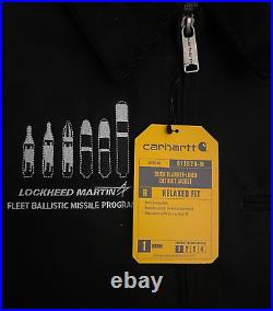 Lockheed Martin ICBM Black Carhartt Duck Detroit Jacket (ALL SIZES AVAILABLE?)