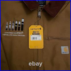 Lockheed Martin ICBM Decal Carhartt Duck Detroit Jacket (ALL SIZES AVAILABLE?)