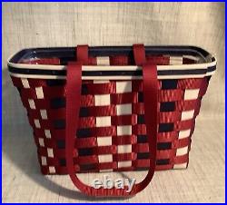 Longaberger 2016 Summer Tote Basket Combo