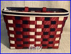 Longaberger 2016 Summer Tote Basket Combo