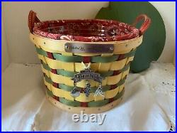 Longaberger Collectors Club 2008 Homestead Gathering Hoe Down Basket Set-NEW