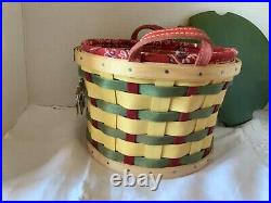 Longaberger Collectors Club 2008 Homestead Gathering Hoe Down Basket Set-NEW