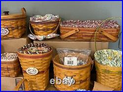 Longaberger Set Lot of all 14 May Series Baskets Basket Group Collectors Club