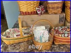 Longaberger Set Lot of all 14 May Series Baskets Basket Group Collectors Club