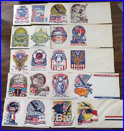 Lot Of 20 Us Staehle Unserviced Cacheted Covers All Diff 1941-44 Some Scarce