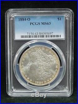 Lot of 10 Different Morgan Silver Dollars All Certified PCGS MS 63