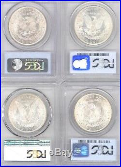 Lot of 12 Different Morgan Silver Dollars All PCGS MS 64