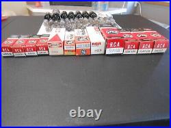 Lot of 51 Assorted Vacuum Tubes, 16 Shields and 1 Misc Item (See all Pics)
