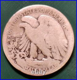 Lot of 5 Key/Semi-Key Walking Lib Halves Lower Grade All Readable