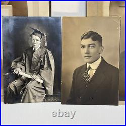 Lot of 6 Antique Vintage Photographs All the Young Dudes Late 1800s Early 1900s