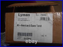 Lyman Brass Smith All-American 8-Station Turret Press Turret. EXTRA TURRET