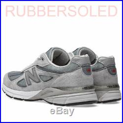 M990GL4 Mens New Balance M990 v4 Grey Running Shoe All Widths Available