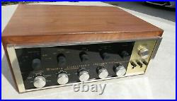 MCINTOSH C20 TUBE STEREO PREAMP WORKING XLNT ALL ORIGINAL with Cabinet