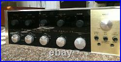 MCINTOSH C20 TUBE STEREO PREAMP WORKING XLNT ALL ORIGINAL with Cabinet