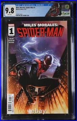MILES MORALES SPIDER-MAN #1A CGC 9.8? 1st PREMIERE ISSUE? +? 1st APP OF RANEEM