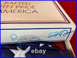 MINT U. S. CAPITOL FLOWN FLAG 6/20/91 CONGRESSMAN D. BONIOR, WithCOA SEE/READ ALL