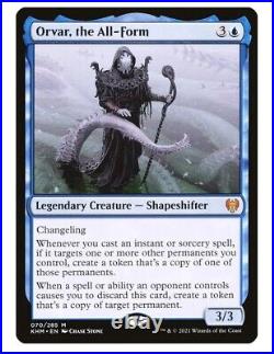 MTG Commander EDH Deck Orvar, the All-Form Custom Deck Mono Blue