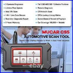 MUCAR CS5 OBD2 Scanner ABS SRS ECM TCM System Code Reader Engine Diagnostic Tool