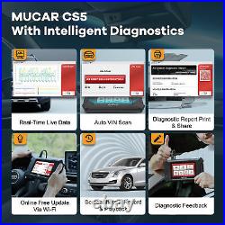 MUCAR CS5 OBD2 Scanner ABS SRS ECM TCM System Code Reader Engine Diagnostic Tool