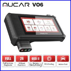 MUCAR VO6 OBD2 Scanner All Car Systems Diagnostic Tool Reset Service ECU Coding