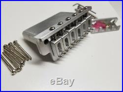 Machined Solid Aluminum Tremolo for Strat all models Made in USA by KGC