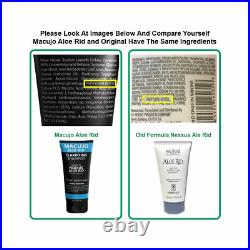 Macujo Aloe Rid + Zydot Shampoo (Compared to Old Formula Nexxus Aloe Rid)