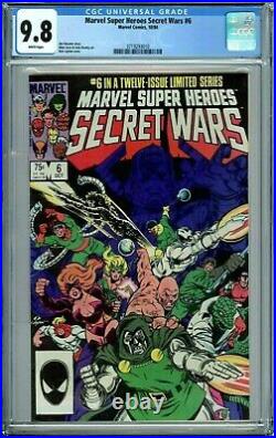 Marvel Super-heroes Secret Wars 1 2 3 4 5 6 7 8 9 10 11 12 All Wp Cgc 9.8 Venom