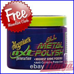 Meguiars NXT All Metal Polish for Car Alloy & Chrome Wheels FREE POLISH CLOTH