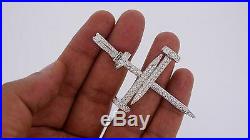 Mens Huge Nail Pendant 3.60 Carat Diamonds Iced Out All Over Best Price On Ebay